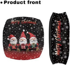 LedBack Walker Accessories Merry Christmas Print Rollator Walker Seat and Backrest Covers Soft Dust Cover Christmas Decor 2 Piece Walker Seat Cover Set