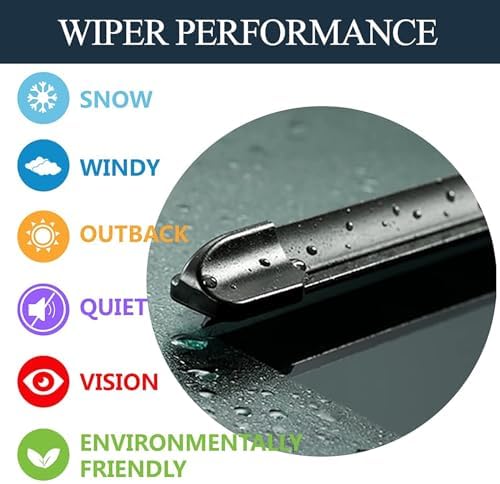 AUTOBOO 26"+20" Windshield Wipers with 12" Rear Wiper Blade Replacement for Toyota Highlander 2019 2018 2017 2016 2015 2014 2013 2012-2008 Lexus GX460 2021-2011-Original Factory Quality (Pack of 3)