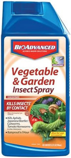 BioAdvanced Vegetable and Garden Insect Spray, Insecticide, 32-Ounce, Concentrate 701521A