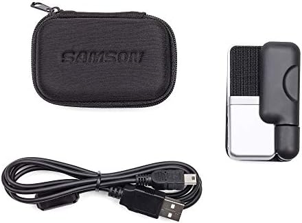 Samson Go Mic Portable Multi-Pattern USB Condenser Microphone That Clips to Your Computer for Podcasting, Recording, Zooming, and Skype