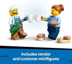 LEGO City Donut Truck Toy - Building Toy for Kids, Boys and Girls, Ages 5+ - Mobile Donut Stand with 2 Minifigures and Other Accessories - Fun Gift Idea for Birthdays and Holidays - 60452