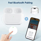 Replacement Charging Case for Air Pods Pro 1st 2nd Charging Case, Wireless Charging Case for AirPod Pro Charging Case Support for Bluetooth Sync Button, Low Power Air Pod Charging Case with Tips Voice