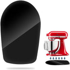 Mixer Slider Mat for Kitchen Aid 4.5-5 Qt Tilt Head Stand Mixer, Glossy Sliding Tray Mixer Sliders for Kitchenaid Artisan Mixer, Kitchen Aid Accessories and Attachments, Countertop Storage, Black