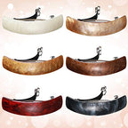 WILLBOND 6 Pcs Hair Barrettes for Women Hair Clips Womens Accessories Large French Pin Retro Clasp, 6 Colors(Classic Pattern)