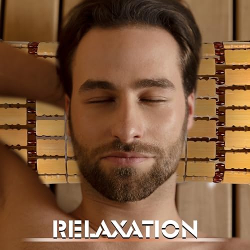 Bamboo Sauna Headrest Pillow Natural Sauna Backrest Sauna Neck Rest for Head Support Home Spa Gym Accessories Chinese Style Steam Rooms Handmade Wood Hollow Pillow for Household Relaxing Rest Body