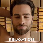 Bamboo Sauna Headrest Pillow Natural Sauna Backrest Sauna Neck Rest for Head Support Home Spa Gym Accessories Chinese Style Steam Rooms Handmade Wood Hollow Pillow for Household Relaxing Rest Body