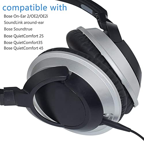 Replacement Audio Cable Aux Cord 3.5mm to 2.5mm Wire Compatible with Bose 700 QuietComfort QC45 QC35II QC35 QC25 Noise Cancelling Headphones, SoundTrue Soundlink On-Ear 2 OE2 OE2i Headphones (No Mic)