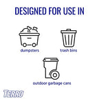 Terro T801SR Garbage Guard Trash Can Insect Killer - Kills Flies, Maggots, Roaches, Beetles, and Other Insects - 2 Pack