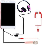 LOCOLO 4Pcs Mini Microphone with Omnidirectional Stereo Mic for Voice Recording, Portable Microphone Chatting and Singing Compatible with Smartphone