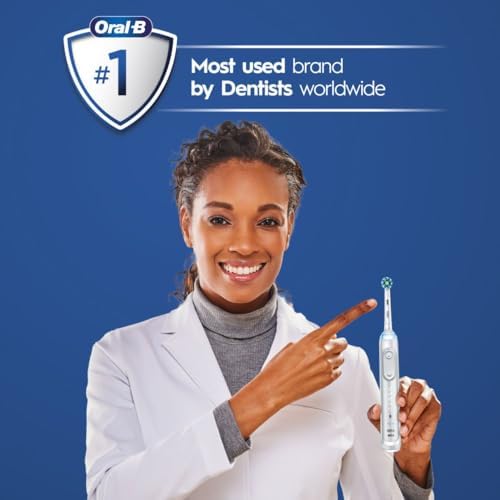 Oral-B Genius X Limited Rechargeable Electric Toothbrush with 1 Replacement Brush Head, Travel Case, White
