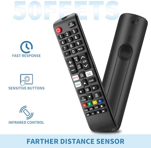 for Samsung-Smart -TV-Remote-Control-Replacement,Universal for All Samsung Frame Curved QLED TVs