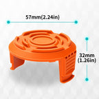 Spool Cap Cover for Worx,Trimmer Replacement Spool Cap Covers for Worx,Suitable for Worx Weed Eater (3 Pack)