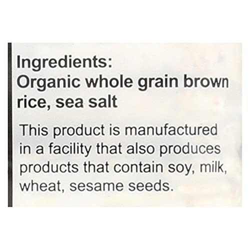 Suzie's Organic Brown Rice Cake Thins|12 Pack|Lightly Salted Low Sodium|USDA Organic, NON-GMO, Fat-Free, Sugar-Free, Gluten-Free|Low-Calorie Snack-20 Calories Per Slice|Bread & Cracker Replacement