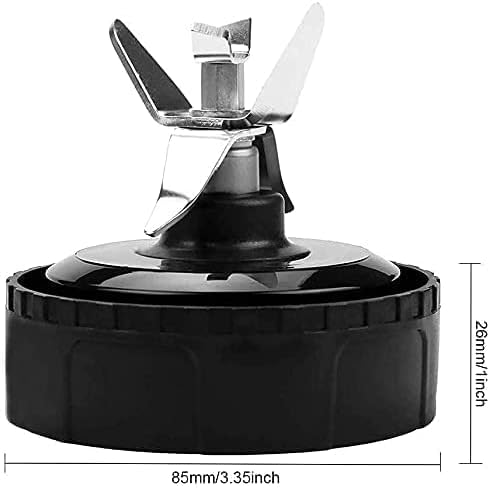 Blender Replacement 6 Fins for Ninja Blade 16 oz Cup Fit for Nutri Ninja BL660 1100w, Ninja BL771 30, Ninja BL770 1500w, BL780CO BL663 BL663CO BL665Q BL740 BL773 BL780