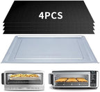 Crumb Tray Replacement for Ninja Foodi SP101 SP151 Air Fryer Oven with 4 Pcs Teflon Mats, Air Fryer Accessories for Ninja airfryer Toaster Oven