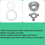 Lid Replacement Parts for Instant Pot Duo Nova 60, Ultra 60, Duo60-the Latest Version and Duo Plus 60-the Latest Version, 6 Qt Pressure Cooker Accessories