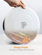 Goldlion Accessories for Ninja Foodi 6.5 Qt, Stainless Steel Inner Pot, 3 Packs Sealing Rings and Inner Pot Cover