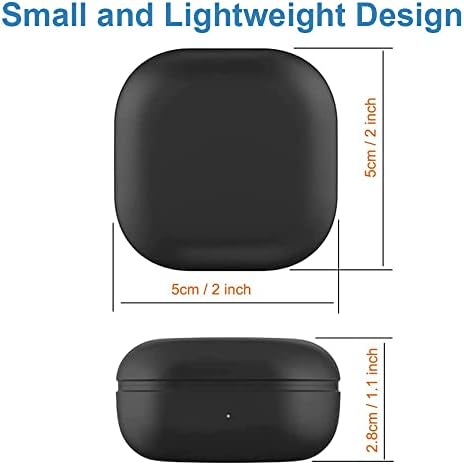 Charging Case for Samaung Galaxy Buds 2 Pro SM-R510, Replacement Charger Cradle with USB-C Cable for Galaxy Buds Pro 2, LED Indicator (700mAh, Black)