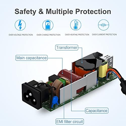 45W 19V 2.37A Ac Adapter Laptop Charger Power Supply Replacement for ASUS UX305 UX305L UX305F UX305C UX303U UX330 UX330U X331UA UX360C UX31A E203M E203MA X553S X553M X553MA
