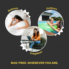 Electric Fly Swatter Handheld Bug Zapper Racket for Indoor/Outdoor - 4000 Volt Fly Swatter - Instant Bug & Mosquito killer with Attractant LED light - USB Rechargeable Portable Fly Zapper.