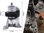 WP240309-2 240309-2 Mixer Worm Gear and Bracket Replacement Compatible with Whirlpool KitchenAid Replaces 949544 AP6007401 PS11740516 EAP11740516