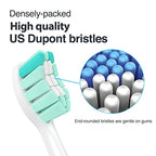 Toothbrush Replacement Heads for Philips Sonicare Heads, Electric Brush Head Compatible with Phillips Sonic Care Head, 8 Pack