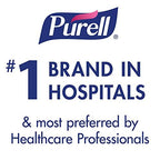 Purell Advanced Hand Sanitizer Refreshing Gel, Clean Scent, 1 Fl Oz Travel Size Flip-Cap Bottle with Display Bowl (Pack of 36), 3901-36-BWL