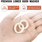BES870XL Felt Washer Lower Burr for Breville Espresso Machine Grinders, SP0001575 Replacement Accessories for Breville Barista Express 870/876/878/880/980, Coffee Machine Cleaning Gasket, 8 Pack