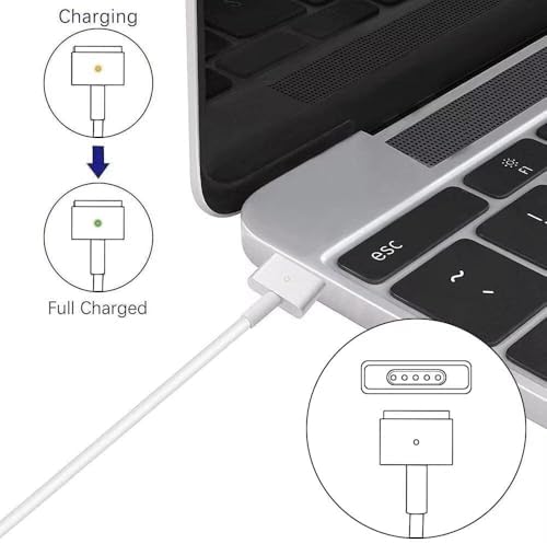 Charger Replacement for Mac Book Air AC 45W Power T-tip Shape Connector Power Adapter for 11 inch and 13 inch After Mid 2012