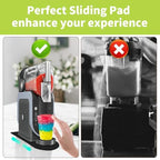 Sliding Pad for Ninja Frozen Drink Machine FS301 FS300 FS301C - Easily Slide Drink Maker on Table- Slider Mat for Ninja Slushie Machine Accessories