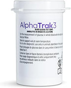 AlphaTrak 3 Test Strips for Use with AT3 Blood Glucose Monitoring System for Cats, Dogs, and Horses, 50 Count
