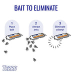TERRO T300-3SR Liquid Ant Baits – 3 Pack, 18 Bait Stations