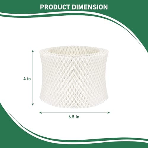 Carmerny MDH-0103JB Humidifier Wicking Filter Replacement Compatible with Mainstays MDH-0103JB Humidifier Wick Filters, 3 Pack