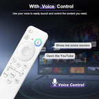 Voice Recharageable Remote for Samsung-Smart-TV-Remote-Control, Replacement Compatible for Samsung Frame QLED Crystal UHD Solar Smart TVs