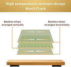 Cutting board Compatible with Breville BOV650XL/BOV670BSS Compact Smart Oven, Accessories for Countertop Toaster Oven, With Heat Resistant Silicone Feet, Creates Storage Space, Protects Cabinets