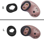 6 Pairs L/S Galaxy Buds Live Ear Tips Silicone Adapter Ear Wing Tips Replacement Earbuds Tips for Samsung Galaxy Buds Live Accessories Rubber Earbuds Tips, Black