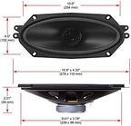 BOSS Audio Systems BRS410 120 Watt, 4 x 10 Inch , Full Range, Replacement Car Speaker - Sold Individually