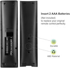 Replacement for Vizio Smart TV Remote, 2-Pack Cover & Remote for Vizio TV, Control for Vizio TV Remote Compatible for VIZIO All LED LCD HD 4K UHD HDR Smart TV