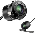 AHD 1080P Backup Camera Only Compatible with Stereo Head Units/Monitors That Support AHD 1080P 25HZ/PAL Video Signal, Flush Mount Reverse Rear Front Side View Camera for Cars Pickup SUVs TTXSCAM-E01