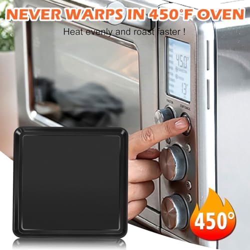 Toaster Oven Pans and Trays 11" × 11", Broiler Pan for Oven Nonstick Baking Tray for Toaster Oven Accessories, Replacement Compatible with Breville Smart Oven BOV800XL, BOV810BSS, BOV845BSS, BOV900BSS