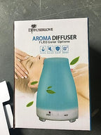 Diffuserlove Essential Oil Diffusers 200ML Remote Control Ultrasonic Mist Humidifiers BPA-Free Aromatherapy Diffuser with 7 Color Lights, Auto Shut-Off for Bedroom Office Kitchen