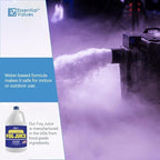 Smoke Machine Fog, Fluid for Fogging Machines – Fog Juice That Produces Long-Lasting Medium Density Smoke for Water-Based Foggers, For 400-1500 Watt Machines (4 pack)