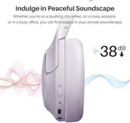 TOZO HT2 Hybrid Active Noise Cancelling Headphones, Wireless Over Ear Bluetooth Headphones, + HT2 Replacement Ear Pads