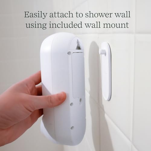 Shower Diffuser, Essential Oil Diffuser for Home, Wall Mounted Aromatherapy Diffuser, Lifelines Crisp Mountain Air Essential Oil Blend 7.5 ML Included