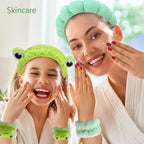 Chanaco Face Wash Headband, Spa Headband, Skincare Headband, Makeup Headband, Wrist Bands for Washing Face, Funny Gifts for Women, Cute Hair Accessories for Girls