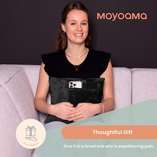 MOYOAMA Hysterectomy Pillow with Cooling Packs Included - Hysterectomy Recovery Products to Protect Vulnerable Areas - C Section Recovery Seatbelt Pillow to Relieve Pressure - Hysterectomy Gifts