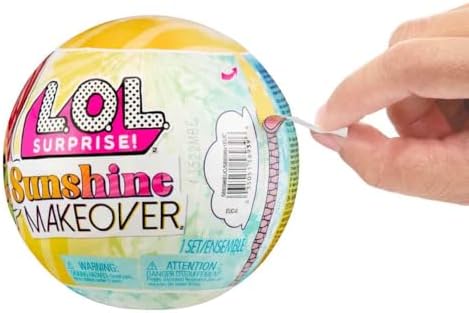 L.O.L. Surprise! Sunshine Makeover with 8 Surprises, UV Color Change, Accessories, Limited Edition Doll, Collectible Doll- Great gift for Girls age 4+