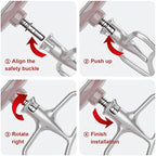 Stainless Steel Paddle Attachment for Kitchenaid Mixer, Replacement for Kitchenaid Paddle Attachment, Fit 4.5-5Qt Tilt-Head Stand Mixers, For Kitchen Aid Paddle by Innomoon