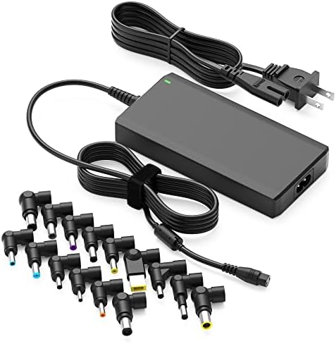 ZOZO 65W Universal Laptop Charger for Acer Asus Toshiba Dell Lenovo HP Gateway Samsung Sony Fujitsu Ultrabooks Chromebook 15V 16V 18.5V 19V 19.5V 20V Computer Power Supply Cord Adapter Replacement