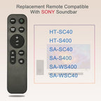 RMT-AH513U Replacement Remote Control Compatible with Sony SoundBar HT-SC40 HT-S400 SA-SC40 SA-S400 SA-WS400 SA-WSC40 HTSC40 HTS400 SASC40 SAS400 SAWS400 SAWSC40